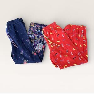 Floreat Anthropologie Size XXS Lot of 2 Pajama Pants Sleep Soft Pull On Lounge